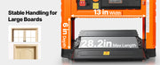 Charger l'image dans la visionneuse de galerie, Amocart Thickness Planer 2 Speed 13-in Width Three-Blade 2000W 23500 RPM Powerful Motor Woodworking for Hard&amp;Soft Wood Material
