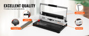 Load image into Gallery viewer, SucceBuy Coil Spiral Binding Machine Manual Book Maker 34-Holes Binding 120 Sheets Punch Binder w/ Adjustable Coil Binding Spine
