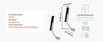 Amocart Boat Trailer Guides 2PCS High-Hardness Steel Trailer Guide-Ons Fits C-Channel Bunk-Style Pontoon Trailers/V-Hull Boats