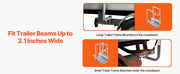 Load image into Gallery viewer, Amocart Boat Trailer Guide 43”Adjustable Design Trailer Guide Poles 2PCS Rustproof Galvanized Steel Trailer Guide With PVC Pipe
