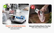 Charger l'image dans la visionneuse de galerie, Amocart Commercial Electric Meat Bandsaw 650W 1800W Stainless Steel Countertop Bone Sawing Machine Frozen Fish Cutter for Pork
