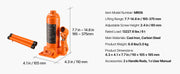 Load image into Gallery viewer, Amocart 4/6/8 Ton Hydraulic Bottle Jack, Heavy Duty Welded Bottle Jack, for Auto Repair, House Lift and Agricultural Equipment
