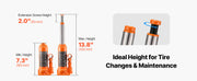Charger l'image dans la visionneuse de galerie, Amocart 4/6/8 Ton Hydraulic Bottle Jack, Heavy Duty Welded Bottle Jack, for Auto Repair, House Lift and Agricultural Equipment
