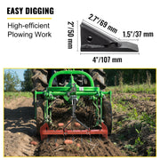 Bild in Galerie-Viewer laden, SucceBuy Box Blade Shank Scarifier Shank Ripper Shank with Removable Tapered Teeth and Pins for Replacement Digging Plowing

