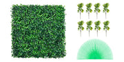 Charger l'image dans la visionneuse de galerie, Amocart Artificial Boxwood Panel UV 24pcs 20x20/24x16 in Boxwood Hedge Wall Panels Artificial Grass Backdrop Wall Green Grass
