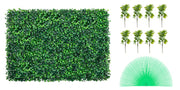 Charger l'image dans la visionneuse de galerie, SucceBuy Panneau de Buis Artificiel UV 24pcs 50x50/60x40 cm Panneaux de Haie de Buis Artificiels Mur de Fond en Herbe Artificielle Herbe Verte
