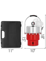 Charger l'image dans la visionneuse de galerie, SucceBuy Kit de purgeur de frein à pression d'air pneumatique, outil de changement d'huile de liquide de frein de voiture avec réservoir de 5L pour la purge du système de freinage et d'embrayage
