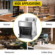 Bild in Galerie-Viewer laden, Amocart Commercial Bread Slicer Stainless Steel 12mm Blades Electric Bread Cutting Machine Kitchen Appliance Toast Processor
