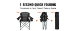 Amocart Outdoor Camping Chair 350lbs High Load Ultralight Folding Chair Portable Beach Hiking Picnic Travel Seat Fishing Tool