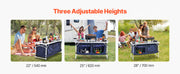 Load image into Gallery viewer, Amocart Camping Kitchen Table Folding Outdoor Cooking Table Aluminum Lightweight Portable Cook Station Foldable Camp Table
