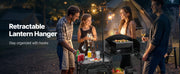 Load image into Gallery viewer, Amocart Camping Kitchen Table Folding Camp Cook Station Aluminum Portable Cook Station with Cupboard, Carrying Bag Windscreen
