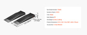 Load image into Gallery viewer, SucceBuy Car Ramps Portable Low Profile Car Service Ramps for Garage Maintenance&amp; Oil Changes Heavy Duty for Low Chassis Vehicle

