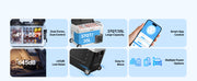 Load image into Gallery viewer, SucceBuy 35L 45L 55L Portable Foldable Handle Car Refrigerator with Wheel -4°F to 68°F Truck Refrigerator with APP Control Compressor Freezer for Camping Picnics Car Home Traval
