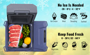 Charger l'image dans la visionneuse de galerie, Amocart 8L to 75L Car Refrigerator Fridge Portable Icebox Single&amp;Dual Zone w/Blue Tooth Temp Adjustable for Outdoor Camping RV
