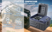 Charger l'image dans la visionneuse de galerie, Amocart 8L to 75L Car Refrigerator Fridge Portable Icebox Single&amp;Dual Zone w/Blue Tooth Temp Adjustable for Outdoor Camping RV
