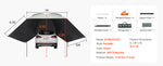 Amocart Vehicle Awning  Retractable Car Side Awning Car Awning with Waterproof Storage Bag  Suitable for Truck SUV Van Campers