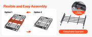 Bild in Galerie-Viewer laden, Amocart Roof Rack Basket 64x39x4.1" Universal Rooftop Cargo Carrier Anti-Rust Alloy Steel Car Top Luggage Holder for SUV Truck
