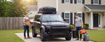 Amocart 64 x 39 x 4.53 in Roof Rack Cargo Basket with Extension 200 lbs Capacity Universal Fit for SUVs Trucks Vehicles Pickups