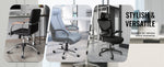 Amocart 2/3 inch Set of 5 Office Chair Wheels Replacement Computer Gaming Desk Universal Caster for Hardwood Floors and Carpet