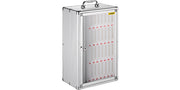 Bild in Galerie-Viewer laden, Amocart 36 Slots Cell Phone Cabinet Silver Aluminum Alloy Pocket Chart Wall Mounted Storage Locker Box for Classroom Office Gym
