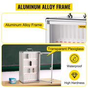 Bild in Galerie-Viewer laden, Amocart 36 Slots Cell Phone Cabinet Silver Aluminum Alloy Pocket Chart Wall Mounted Storage Locker Box for Classroom Office Gym
