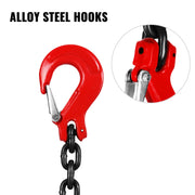 Load image into Gallery viewer, Amocart Lifting Chain Sling Lifts 5Tonne 1.5M 3M 4M X 5/16 Inch Heavy Duty With 4 Legs Grade Hooks and Adjuster G80 Alloy Steel

