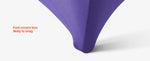 Amocart 50 Pcs Purple Chair Covers Polyester Spandex Chair Cover Stretch Slipcovers for Wedding Party Flat-Front Chair Covers