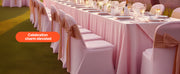 Charger l'image dans la visionneuse de galerie, SucceBuy 50 Pcs Pink Chair Covers Polyester Spandex Chair Cover Stretch Slipcovers Flat-Front Chair Covers for Wedding Party
