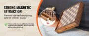 Load image into Gallery viewer, Amocart Solid Wood Chess Set  2-IN-1 Chess Checkers Game Set Chess Board Games for Adults Kids Tournament Professional Beginner
