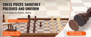 Load image into Gallery viewer, Amocart Solid Wood Chess Set  2-IN-1 Chess Checkers Game Set Chess Board Games for Adults Kids Tournament Professional Beginner
