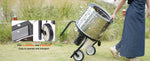 Amocart Chicken Plucker Machine 20inch Diameter Stainless Steel Drum 108 Soft Fingers 500W Poultry Plucking Debris Collection