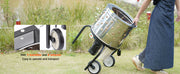 Load image into Gallery viewer, SucceBuy Chicken Plucker Machine 20inch Diameter Stainless Steel Drum 108 Soft Fingers 500W Poultry Plucking Debris Collection
