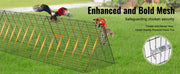 Load image into Gallery viewer, SucceBuy Chicken Tunnels 157.5 x 39.4 x 24.2 in Chicken Tunnels for Yard Portable Chicken Tunnels for Outside Corner Frames
