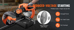 SucceBuy 2800W Chop Saw 14"/355mm Blade Diameter Cut Off Saw 1200RPM Steel Cutting Machine 0-45° Adjustable Dry Cut Chop Saw