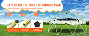 Charger l'image dans la visionneuse de galerie, Amocart Climbing Dome 6/8/10/12FT Geometric Dome Climber Hammock Swing Jungle Gym Climbing Grip Outdoor Backyard Play Equipment
