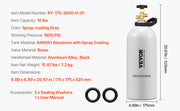 Bild in Galerie-Viewer laden, Amocart CO2 Tank 10 lbs New Aluminum Alloy Cylinder CO2 Air Tank with Light Spray Coating DOT Approved Cylinder for Draft Beer
