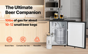 Bild in Galerie-Viewer laden, Amocart CO2 Tank 10 lbs New Aluminum Alloy Cylinder CO2 Air Tank with Light Spray Coating DOT Approved Cylinder for Draft Beer
