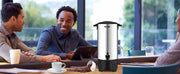 Load image into Gallery viewer, SucceBuy 50 Cups Commercial Coffee Urn Stainless Steel Large Coffee Dispenser 1000W Electric Coffee Maker Urn For Quick Brewing
