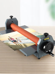 Bild in Galerie-Viewer laden, Amocart 39.3"x0.71" Manual Cold Roll Laminator Machine Document Plasticizer Fits for Poster Painting Photo Book Cover A3 A4
