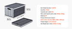 Amocart 2/3Packs 65L Plastic Collapsible Storage Bins Stackable Folding Crates Containers Space-Saving Basket for Home Organize