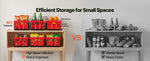 Amocart 32L 3 Packs Plastic Collapsible Storage Bins Stackable Folding Storage Crates Space-Saving Baskets for Home Organizing