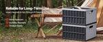 Amocart 2/3Packs 65L Plastic Collapsible Storage Bins Stackable Folding Crates Containers Space-Saving Basket for Home Organize