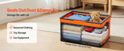 Charger l'image dans la visionneuse de galerie, SucceBuy 45L 3Packs Plastic Collapsible Storage Bins with Lids Stackable Folding Storage Crates Baskets for Home Organizing
