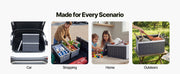 Charger l'image dans la visionneuse de galerie, Amocart 2/3Packs 65L Plastic Collapsible Storage Bins Stackable Folding Crates Containers Space-Saving Basket for Home Organize
