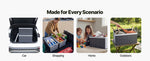 Amocart 2/3Packs 65L Plastic Collapsible Storage Bins Stackable Folding Crates Containers Space-Saving Basket for Home Organize