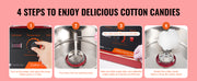 Bild in Galerie-Viewer laden, SucceBuy Electric Cotton Candy Machine Candy Floss Maker Commercial Cotton Candy Machine Stainless Steel Bowl and Sugar Scoop
