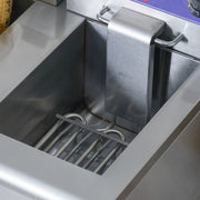 Bild in Galerie-Viewer laden, SucceBuy  Electric Deep Fryer w/Dual Removable Tanks 12L 5000W Commercial Countertop  Fryer for Chicken French Fries
