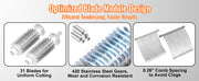 Bild in Galerie-Viewer laden, Amocart Commercial Meat Tenderizer Heavy Duty Stainless Steel Meat Tenderizer Machine Quick and Easy Manual Operation Kitchen
