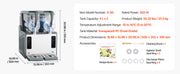 Bild in Galerie-Viewer laden, SucceBuy Slushie Machine No Ice Needed Slushy Machine Frozen Drink Maker w/ Single Tank Margarita Machine for Frozen Margaritas
