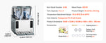 SucceBuy Slushie Machine No Ice Needed Slushy Machine Frozen Drink Maker w/ Single Tank Margarita Machine for Frozen Margaritas